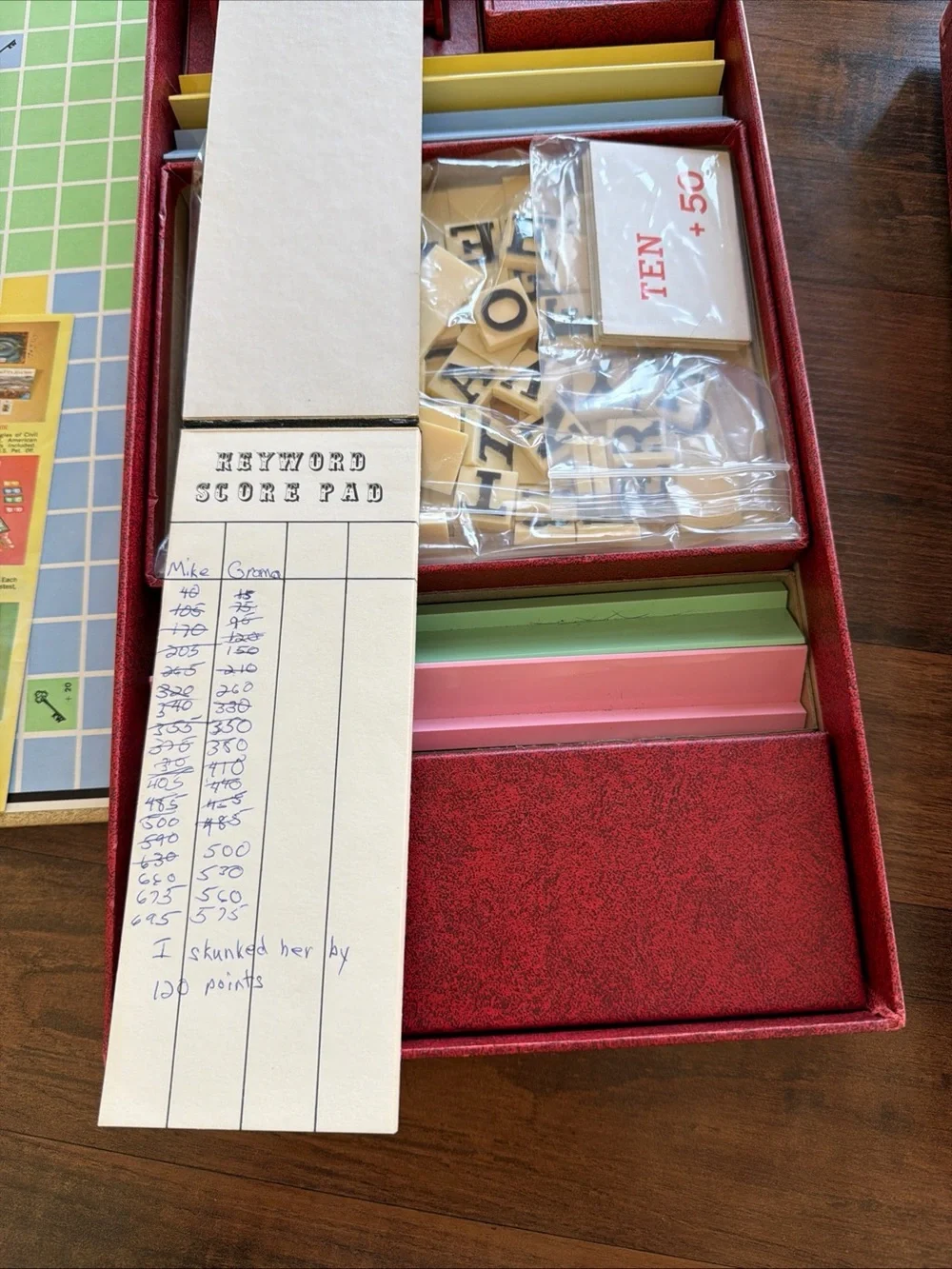 1953 Keyword Parker Brothers Game Includes rare game Brochure